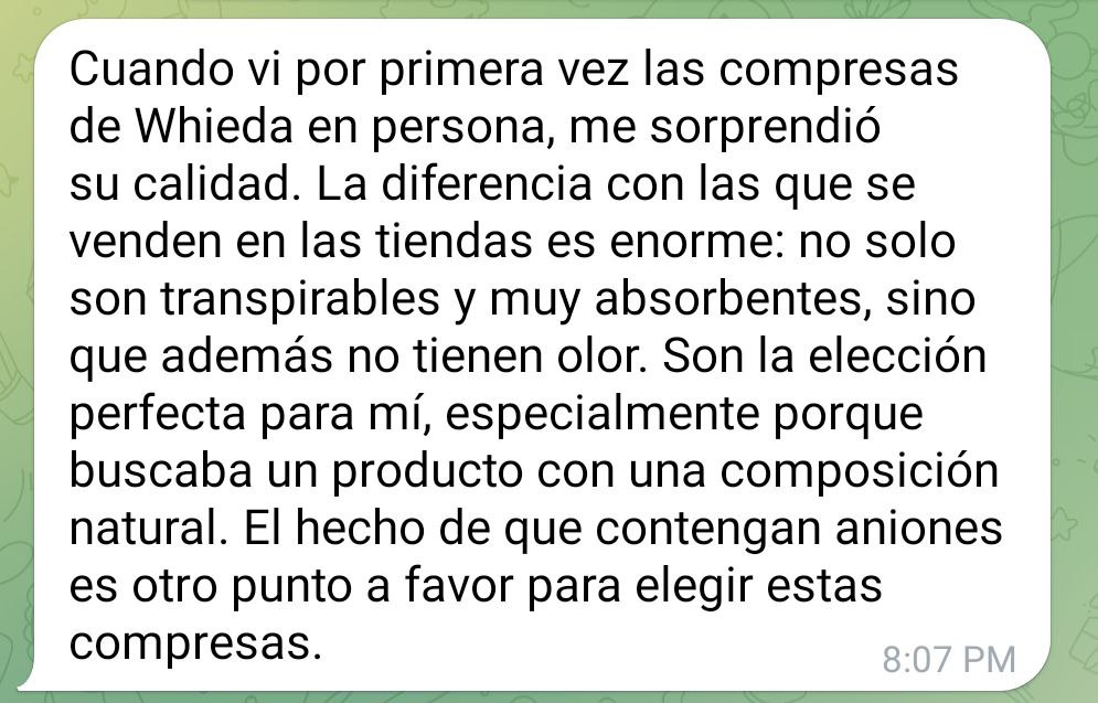 La gran diferencia entre las compresas del mercado y Anion