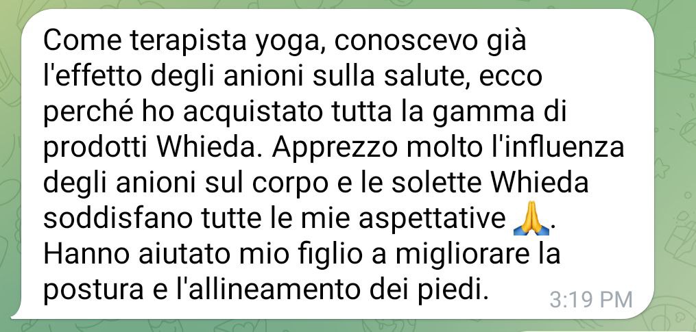 Solette correttive Whieda e l'effetto degli anioni