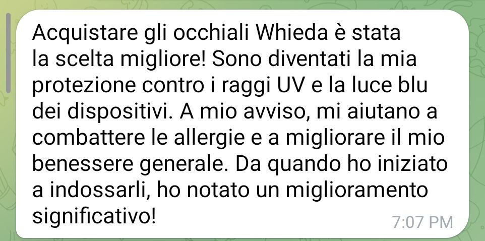 Occhiali come strumento per la salute