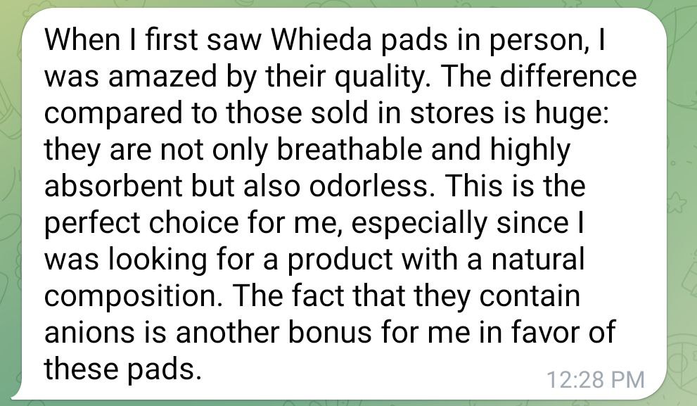 Odorless and breathable pads