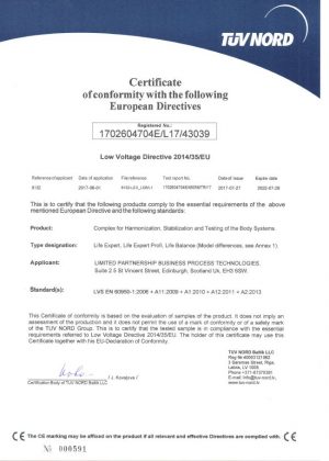 EU certificate